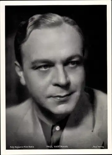 Foto Schauspieler Paul Hartmann, Portrait