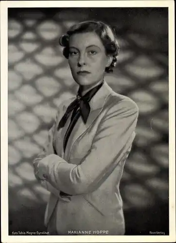 Foto Schauspielerin Marianne Hoppe, Portrait