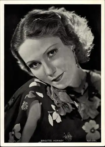 Foto Schauspielerin Brigitte Horney, Portrait