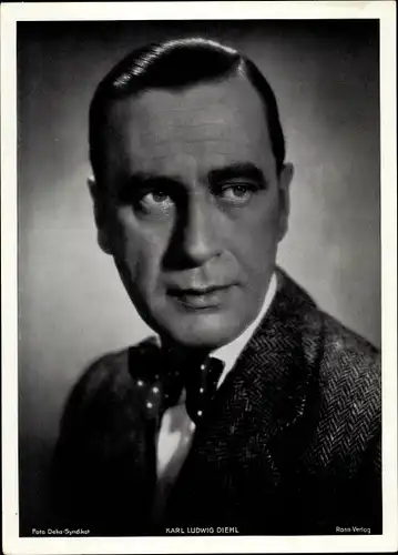 Foto Schauspieler Karl Ludwig Diehl, Portrait