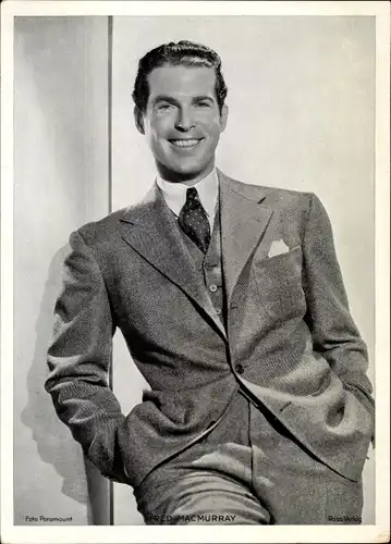 Foto Schauspieler Fred MacMurray, Portrait