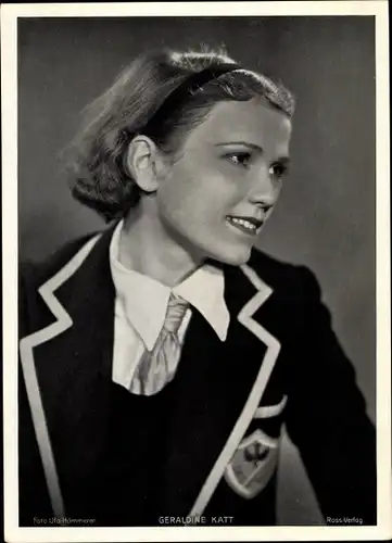 Foto Schauspielerin Geraldine Katt, Portrait