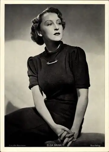Foto Schauspielerin Elga Brink, Portrait