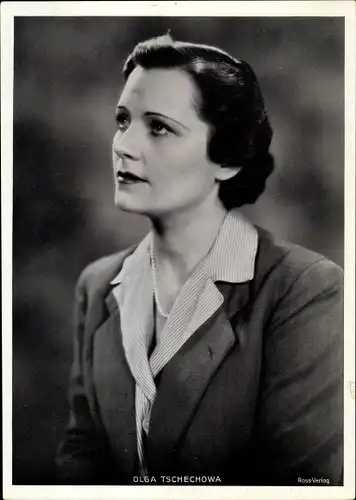Foto Schauspielerin Olga Tschechowa, Portrait