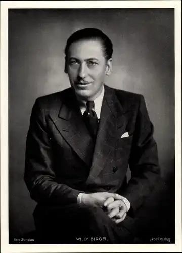 Foto Schauspieler Willy Birgel, Portrait