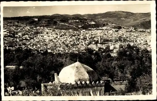 Ak Fès Fez Marokko, Medina, Panorama