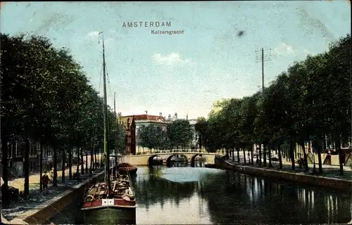 Ak Amsterdam Nordholland Niederlande, Keizersgracht