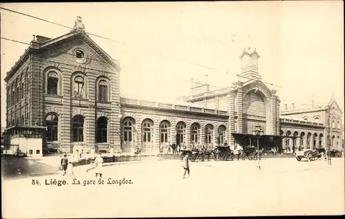 Ak Liège Lüttich Wallonien, la Gare de Longdoz