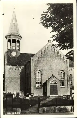 Ak Terschelling Friesland Niederlande, Kirche