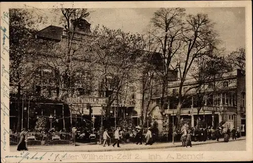 Ak Berlin Tiergarten, Kaiser Wilhelm Zelt 2, A.Berndt