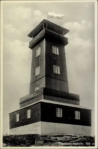 Ak Schönberg am Kapellenberg Bad Brambach im Vogtland, Kapellenbergturm