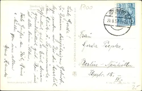 Ak Jüterbog in Brandenburg, Dammtor