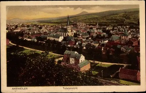 Ak Ahrweiler in Rheinland Pfalz, Totalansicht