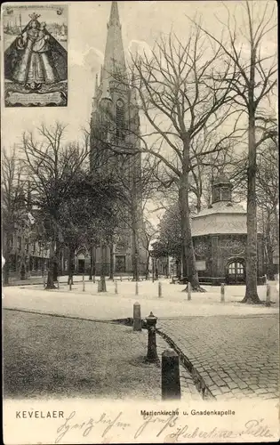 Ak Kevelaer am Niederrhein, Marienkirche und Gnadenkapelle, Gnadenbild