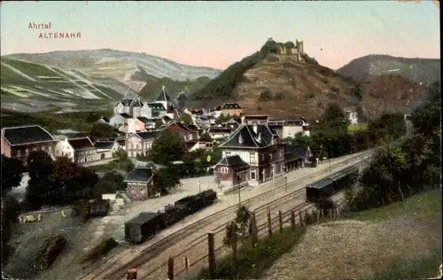 Ak Altenahr im Ahrtal, Bahnhof