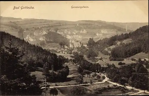 Ak Bad Gottleuba in Sachsen, Genesungsheim, Panorama