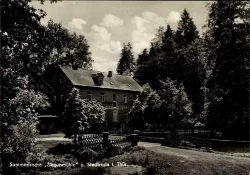 Ak Stadtroda in Thüringen, Gästehaus Ziegenmühle