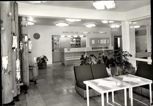 Ak Erlbach im Vogtland Sachsen, Foyer des Ferienheimes in der Landesgemeinde