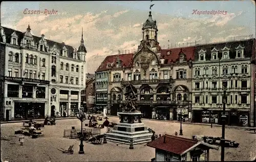 Ak Essen im Ruhrgebiet, Kopstadtplatz