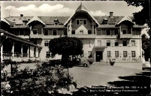 Ak Friedenweiler im Schwarzwald, Boers Hotel und Kurhaus Friedenweiler