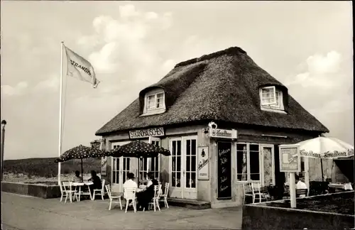 Ak Westerland auf Sylt, Strandhäuschen