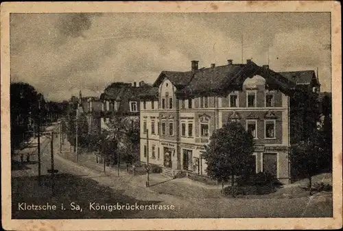 Ak Dresden Klotzsche, Königsbrückerstraße
