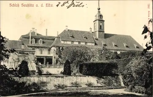 Ak Diesbar Seußlitz an der Elbe, Schloss Seußlitz