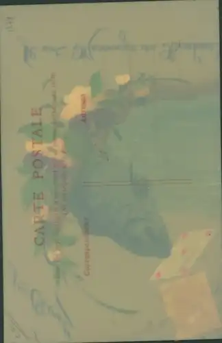 Zelluloid Ak Glückwunsch 1. April, Fisch, Stiefmütterchen