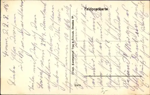 Künstler Ak Walderholung der Feldgrauen, deutscher Unterstand im Felde, 1. WK, 1915