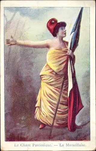 Künstler Ak Pichot, Le Chant Patriotique, la Marseillaise, Patriotik Frankreich