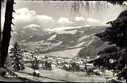 Ak Fulpmes in Tirol, Ort im Stubaital, Winter