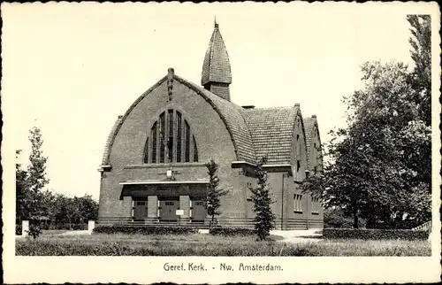 Ak Nieuw Amsterdam Drenthe Niederlande, Geref. Kerk