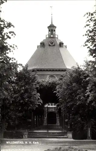 Ak Willemstad Nordbrabant Niederlande, Ned. Herv. Kerk