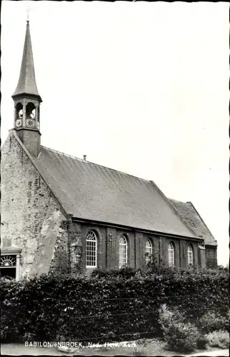 Ak Babyloniënbroek Babylonienbroek Nordbrabant Niederlande, Ned. Herv. Kerk