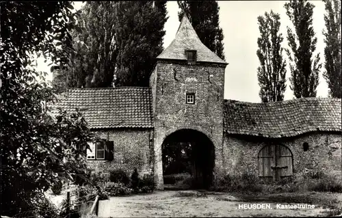 Ak Heusden Nordbrabant, Kasteelruine