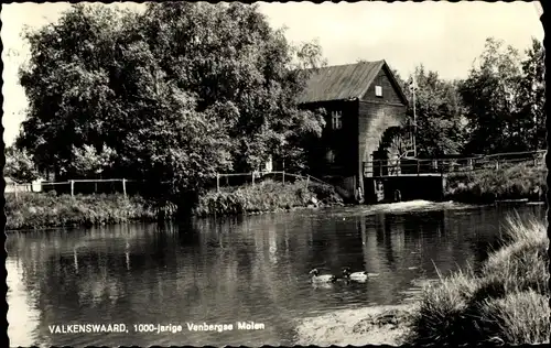 Ak Valkenswaard Nordbrabant, Hotel Café Venbergen, Wassermühle
