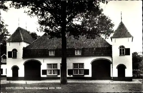 Ak Oostelbeers Nordbrabant Niederlande, Boswachterswoning anno 1854
