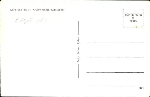 Ak Odiliapeel Nordbrabant, Kerk van de H. Kruisvinding