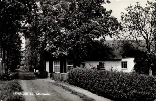 Ak Moergestel Nordbrabant Niederlande, Molenwiel, Straßenpartie