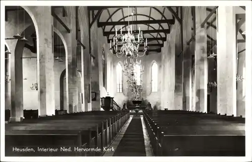 Ak Heusden Nordbrabant, Interieur Ned. Hervormde Kerk