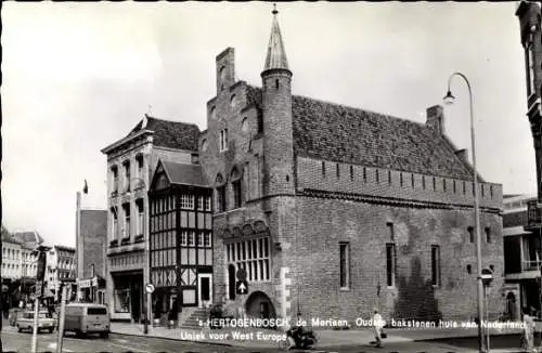 Ak 's Hertogenbosch Nordbrabant Niederlande, de Moriaan, Straßenpartie