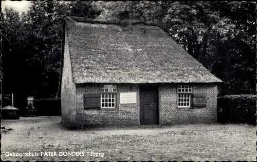 Ak Tilburg Nordbrabant Niederlande, Geboortehuis Pater Donders