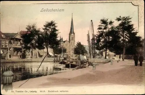 Ak Leidschendam Südholland, Straßenpartie