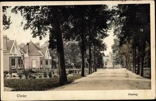 Ak Tholen Zeeland Niederlande, Postweg