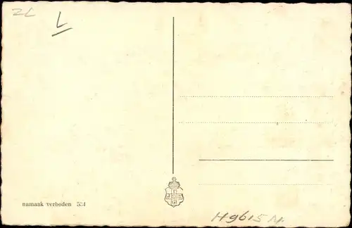 Ak Tholen Zeeland Niederlande, Plantage gezicht