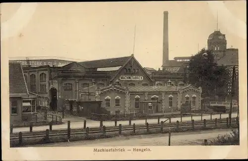 Ak Hengelo Overijssel Niederlande, Maschinenfabrik, Machinefabriek Stork