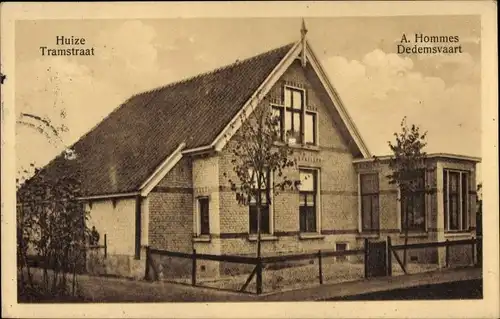 Ak Dedemsvaart Overijssel Niederlande, Huize Tramstraat