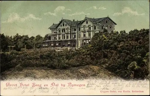 Ak Nijmegen Gelderland, Groot Hotel Berg en Dal