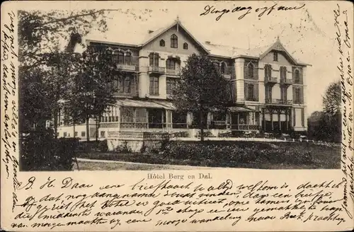 Ak Nijmegen Gelderland, Hotel Berg en Dal