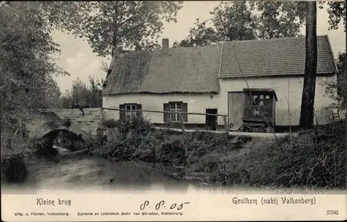 Ak Geulhem Valkenburg aan de Geul Limburg Niederlande, Kleine brug